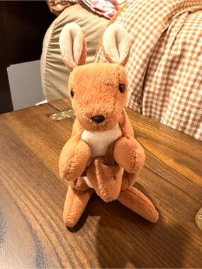 1996 Plush Kangaroo Beanie Baby